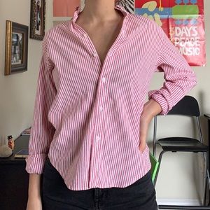 Pink Striped Button Down